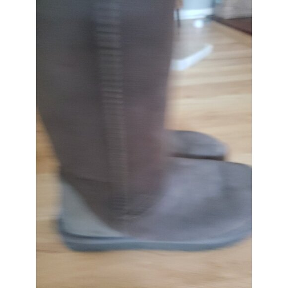 UGG Australia Boots Womens 9 Gray Classic Tall II Shearling Winter 5815 - Picture 7 of 9